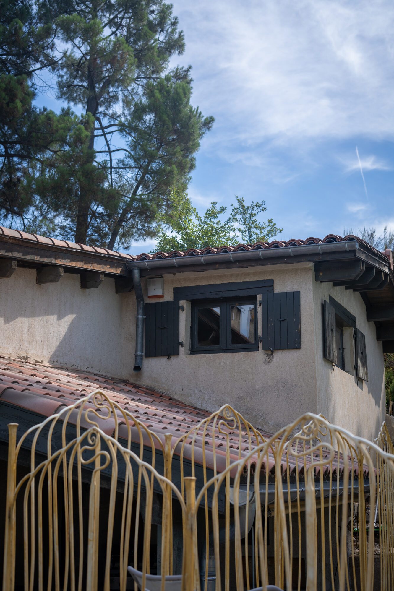 Vue sur le domaine et les collines