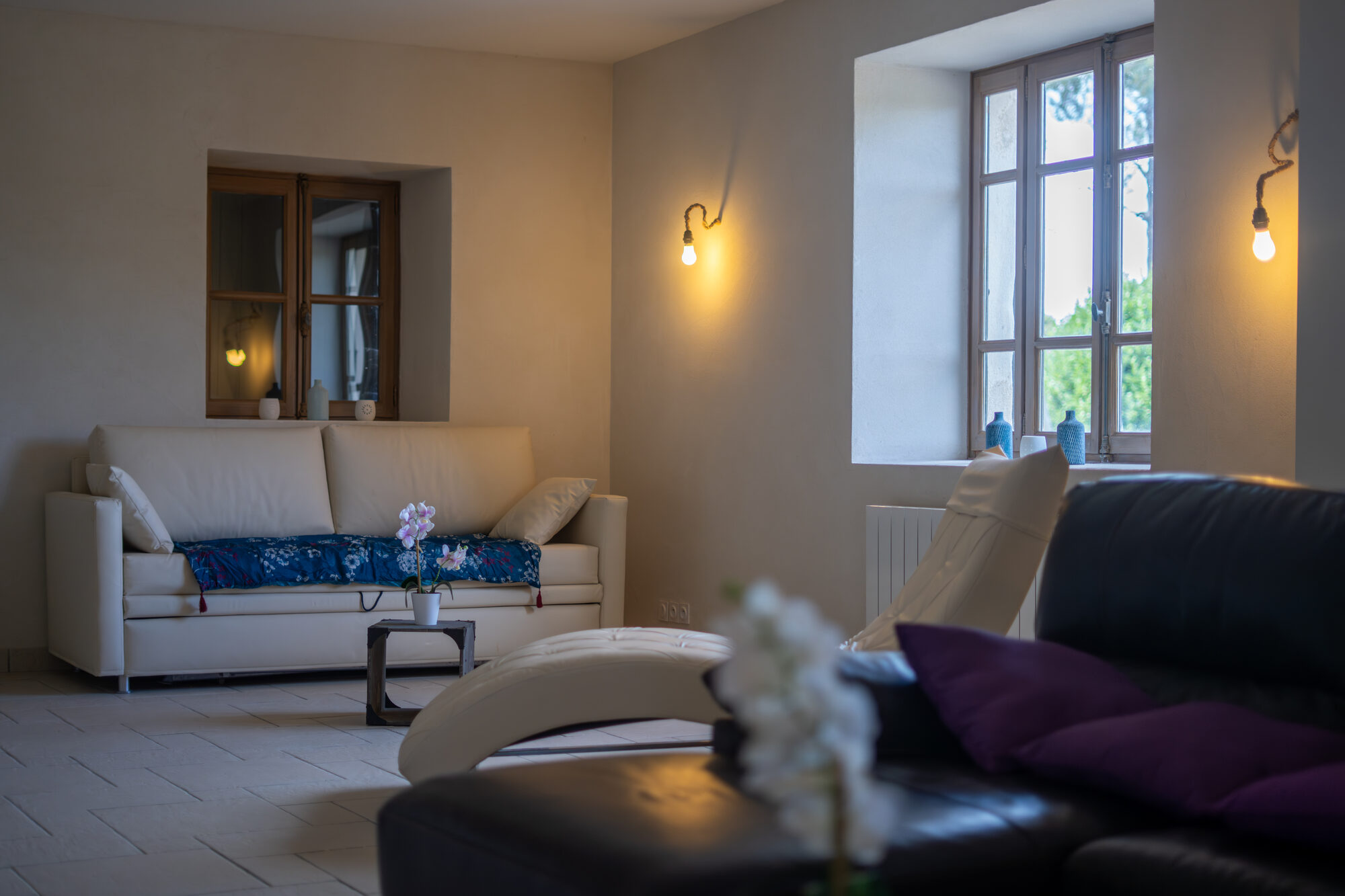 Salon — ambiance soirée