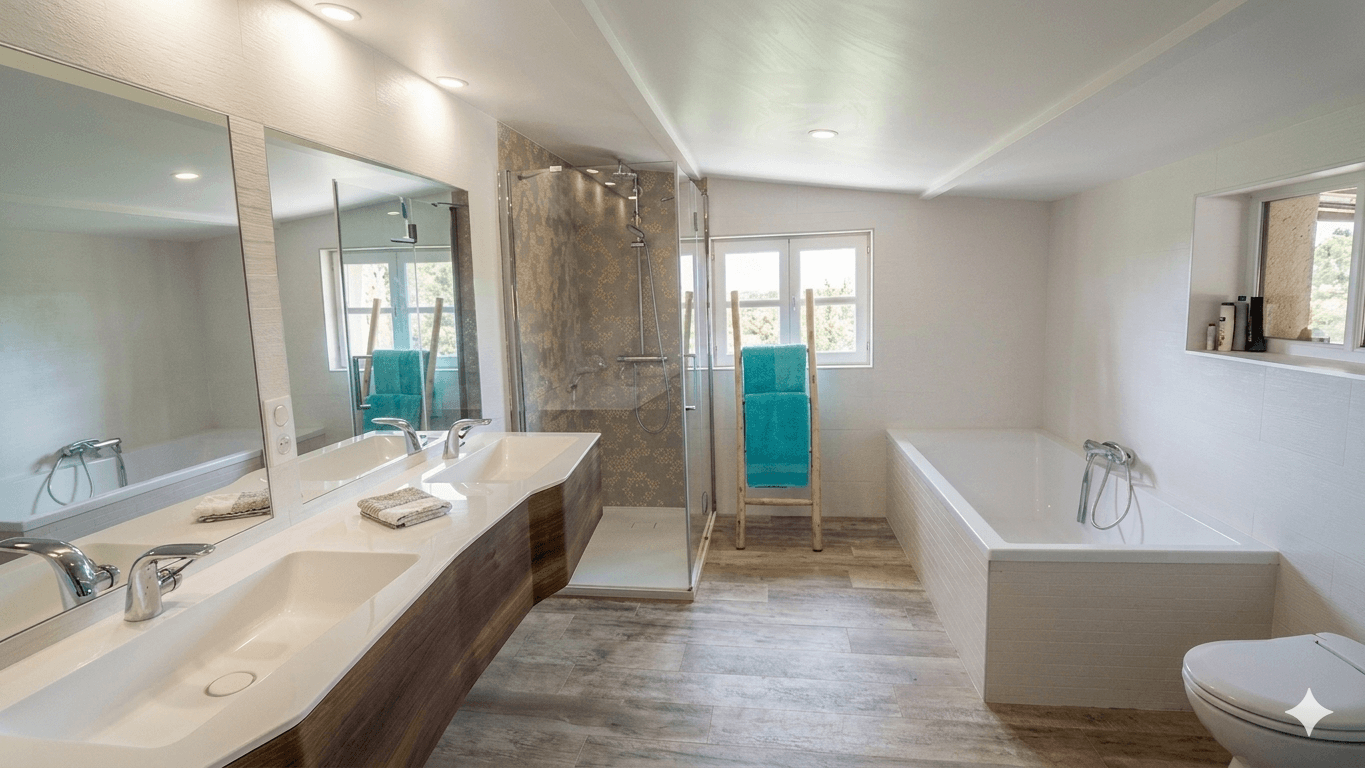 Suite La Toison — salle de bain privative